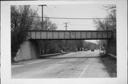 E BROWN DEER RD @ RR OVERPASS, a steel beam or plate girder bridge, built in Bayside, Wisconsin in 1920.