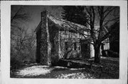 7857 N SHERMAN BLVD, a Gabled Ell house, built in Brown Deer, Wisconsin in 1843.