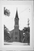 7963 S 116TH ST, a Romanesque Revival house of worship, built in Franklin, Wisconsin in 1858.