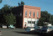 108 FLORIDA AVE, a Commercial Vernacular small office building, built in Hayward, Wisconsin in 1889.