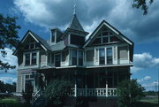 205 E 4TH ST, a Queen Anne house, built in Hayward, Wisconsin in 1886.
