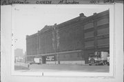 100 S 2ND ST, a Romanesque Revival warehouse, built in Milwaukee, Wisconsin in 1892.