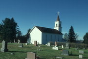 W3963 BREHM AVE, a Early Gothic Revival church, built in Greenwood, Wisconsin in 1888.