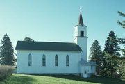 W3963 BREHM AVE, a Early Gothic Revival church, built in Greenwood, Wisconsin in 1888.