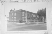 1223-1239 S 8TH ST, a Romanesque Revival apartment/condominium, built in Milwaukee, Wisconsin in 1894.