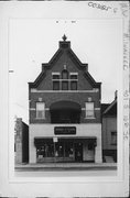 901-903 S 16TH ST, a German Renaissance Revival retail building, built in Milwaukee, Wisconsin in 1906.