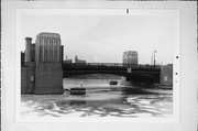 CHERRY ST, a Art/Streamline Moderne moveable bridge, built in Milwaukee, Wisconsin in 1940.
