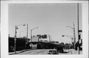 SPANNING MILWAUKEE RIVER AT CLYBOURN ST, a NA (unknown or not a building) concrete bridge, built in Milwaukee, Wisconsin in 1968.