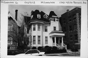 1741-1743 N FARWELL AVE, a Queen Anne duplex, built in Milwaukee, Wisconsin in 1883.