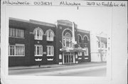 2617 W FOND DU LAC AVE, a Colonial Revival/Georgian Revival social recreational/fraternal hall, built in Milwaukee, Wisconsin in 1928.