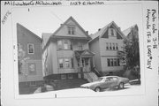 1027 E HAMILTON, a Queen Anne duplex/two-flat, built in Milwaukee, Wisconsin in 1902.