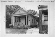 1236 W HIGHLAND AVE 1236 W HIGHLAND AVE, a Front Gabled house, built in Milwaukee, Wisconsin in 1848.