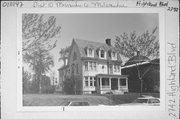 2742 W HIGHLAND BLVD, a Dutch Colonial Revival house, built in Milwaukee, Wisconsin in 1894.