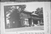 3306 W HIGHLAND BLVD, a Prairie School house, built in Milwaukee, Wisconsin in 1911.