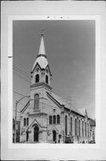 1700 N HUMBOLDT AVE, a Romanesque Revival house of worship, built in Milwaukee, Wisconsin in 1886.