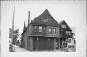 2376-2378 N HUMBOLDT AVE, a German Renaissance Revival retail building, built in Milwaukee, Wisconsin in 1913.