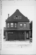 2376-2378 N HUMBOLDT AVE, a German Renaissance Revival retail building, built in Milwaukee, Wisconsin in 1913.