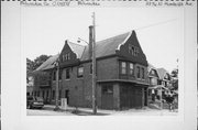 2376-2378 N HUMBOLDT AVE, a German Renaissance Revival retail building, built in Milwaukee, Wisconsin in 1913.