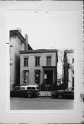 783-785 N JEFFERSON ST, a Greek Revival house, built in Milwaukee, Wisconsin in 1858.