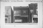 2221-2223 S KINNICKINNIC AVE, a Twentieth Century Commercial retail building, built in Milwaukee, Wisconsin in 1911.