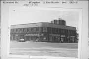 2301-2311 S KINNICKINNIC AVE, a Twentieth Century Commercial retail building, built in Milwaukee, Wisconsin in 1907.