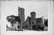 904 E KNAPP ST, a Romanesque Revival church, built in Milwaukee, Wisconsin in 1882.