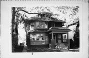 1643-1645 S LAYTON BLVD, a American Foursquare duplex/two-flat, built in Milwaukee, Wisconsin in 1921.
