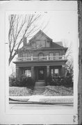 2175-2177 S LAYTON BLVD, a American Foursquare house, built in Milwaukee, Wisconsin in 1903.