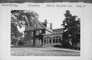 5000 W NATIONAL AVE, a Queen Anne house, built in Milwaukee, Wisconsin in 1868.