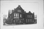 2501-2503 W NORTH AVE, a German Renaissance Revival apartment/condominium, built in Milwaukee, Wisconsin in 1914.