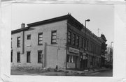 120-128 S PINCKNEY ST, a Italianate retail building, built in Madison, Wisconsin in 1856.