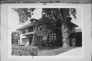 2806 E LOCUST ST, a Prairie School house, built in Milwaukee, Wisconsin in 1912.