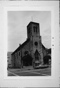 1001 N MILWAUKEE ST, a Early Gothic Revival house of worship, built in Milwaukee, Wisconsin in 1854.