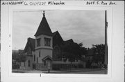 2644 S PINE AVE, a Queen Anne church, built in Milwaukee, Wisconsin in 1895.
