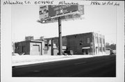 1418 W ST PAUL AVE, a Late Gothic Revival industrial building, built in Milwaukee, Wisconsin in 1929.