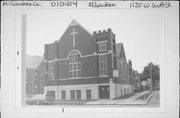 1137 W SCOTT ST A.K.A 1212 S 12TH ST, a Romanesque Revival house of worship, built in Milwaukee, Wisconsin in 1893.