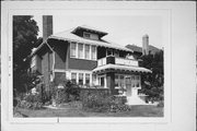 2811-2813 N SHERMAN BLVD, a Craftsman duplex/two-flat, built in Milwaukee, Wisconsin in 1922.