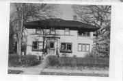 2114 CHAMBERLAIN AVE, a Prairie School house, built in Madison, Wisconsin in 1923.