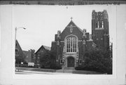 5327 W WASHINGTON BLVD, a Late Gothic Revival church, built in Milwaukee, Wisconsin in 1923.