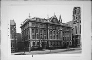 1121 W WISCONSIN AVE, a Late Gothic Revival university or college building, built in Milwaukee, Wisconsin in 1906.