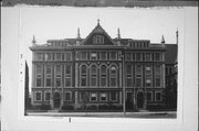 1121 W WISCONSIN AVE, a Late Gothic Revival university or college building, built in Milwaukee, Wisconsin in 1906.