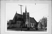 7809 HARWOOD AVE, a Late Gothic Revival church, built in Wauwatosa, Wisconsin in 1929.