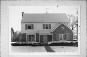 8843 JACKSON PARK BOULEVARD, a Colonial Revival/Georgian Revival house, built in Wauwatosa, Wisconsin in 1940.