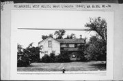 11442 W LINCOLN, a Gabled Ell house, built in West Allis, Wisconsin in 1900.