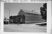 8121-8125 W NATIONAL AVE, a Front Gabled small retail building, built in West Allis, Wisconsin in 1900.