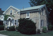 417 BLUFF ST, a Greek Revival house, built in Beloit, Wisconsin in 1847.