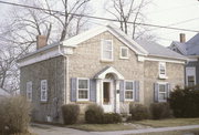 417 BLUFF ST, a Greek Revival house, built in Beloit, Wisconsin in 1847.