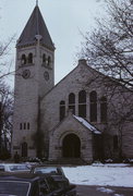 720 COLLEGE ST, a Romanesque Revival church, built in Beloit, Wisconsin in 1891.