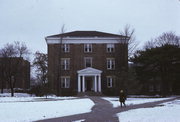 608 EMERSON ST, a Greek Revival dormitory, built in Beloit, Wisconsin in 1854.