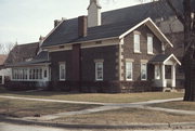 517 PROSPECT ST, a Greek Revival house, built in Beloit, Wisconsin in 1850.